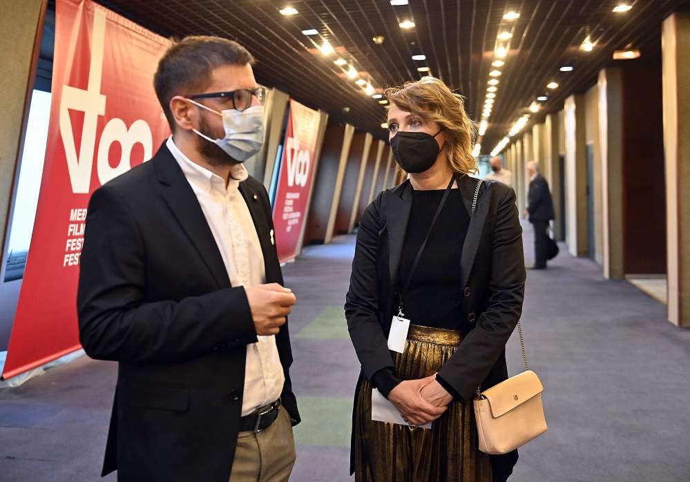 Ivan Karl, gradski sekretar za kulturu i Monika Husar Tokin, koordinator press službe