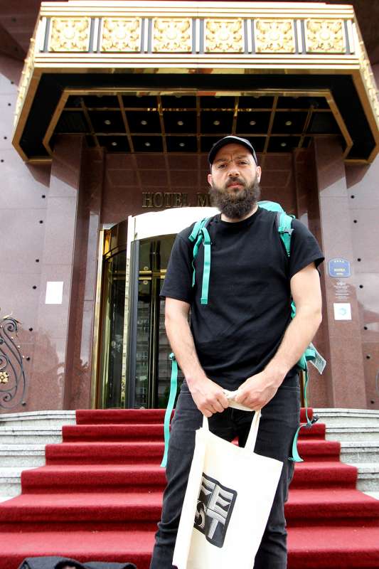 Dane Komljen, član žirija glavnog takmičarskog programa, stigao na FEST